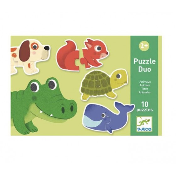 Puzzle duo Animaux
