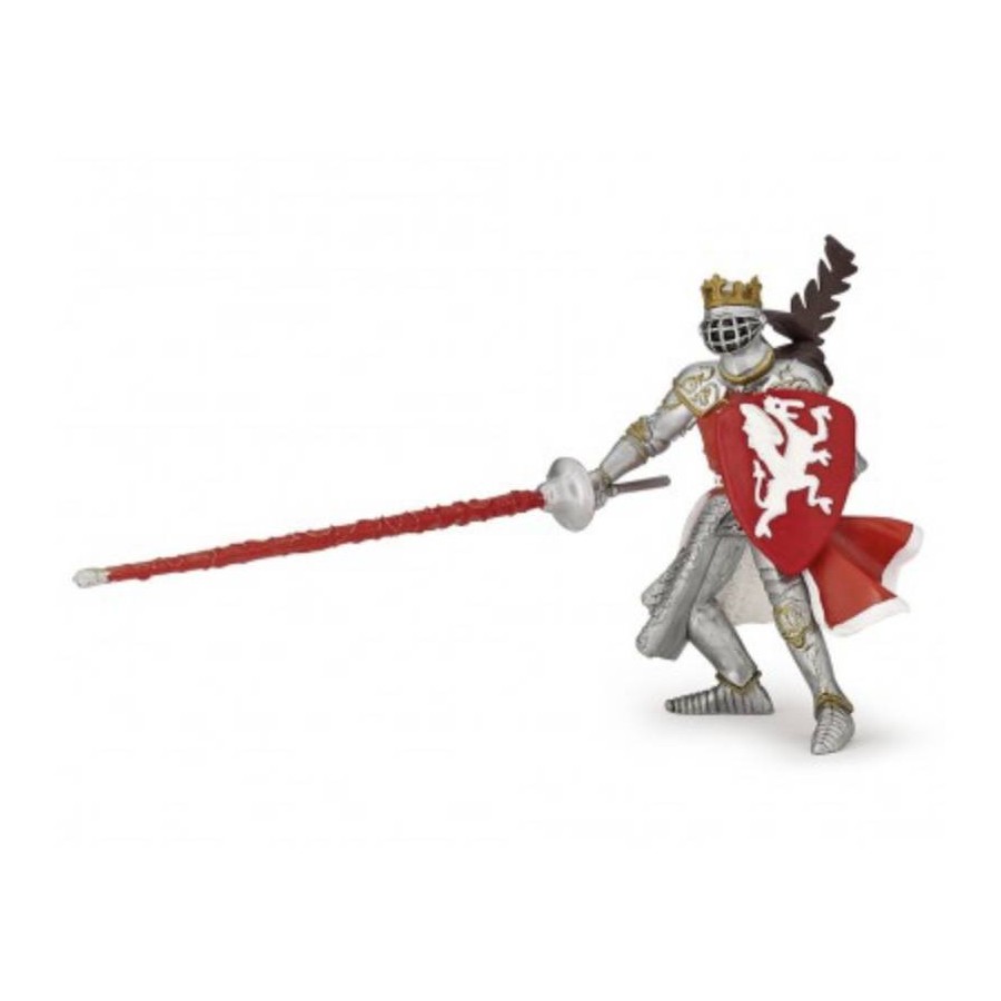 Figurine Roi au dragon rouge Papo 39386