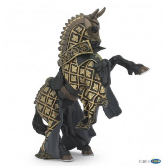 Figurine Cheval du maitre des armes Cimier Taureau