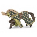Figurine Cheval du maitre des armes Cimier Dragon Papo 39923