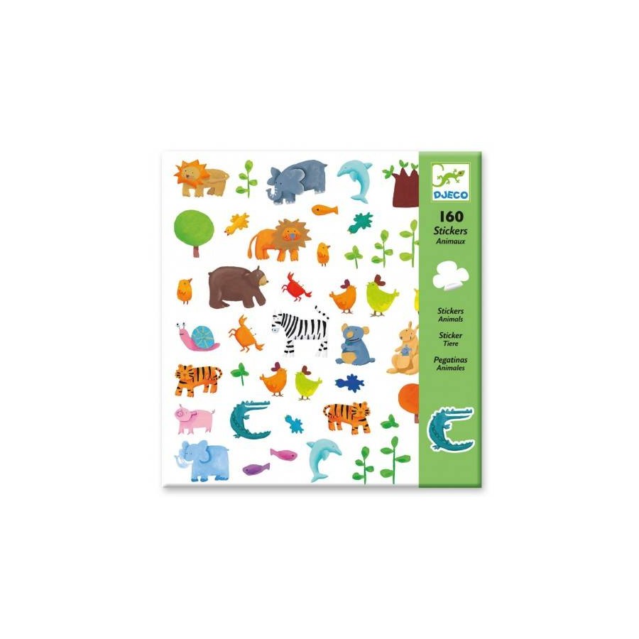 160 stickers Animaux Djeco