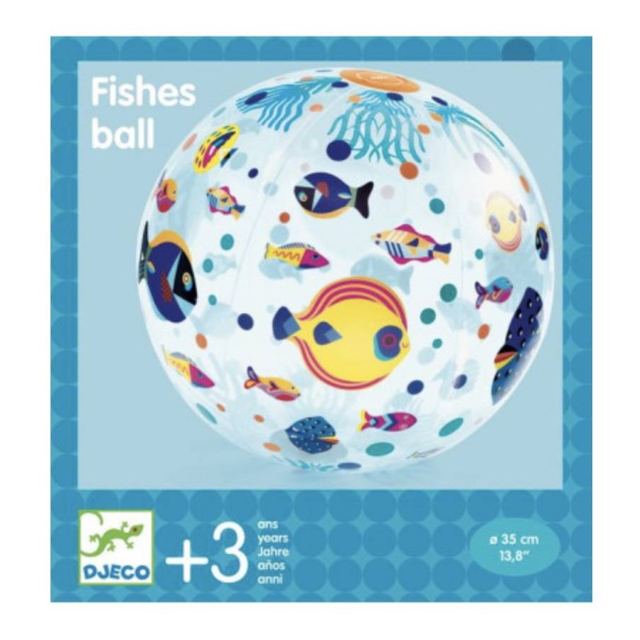 Ballon gonflable Fishes ball Djeco