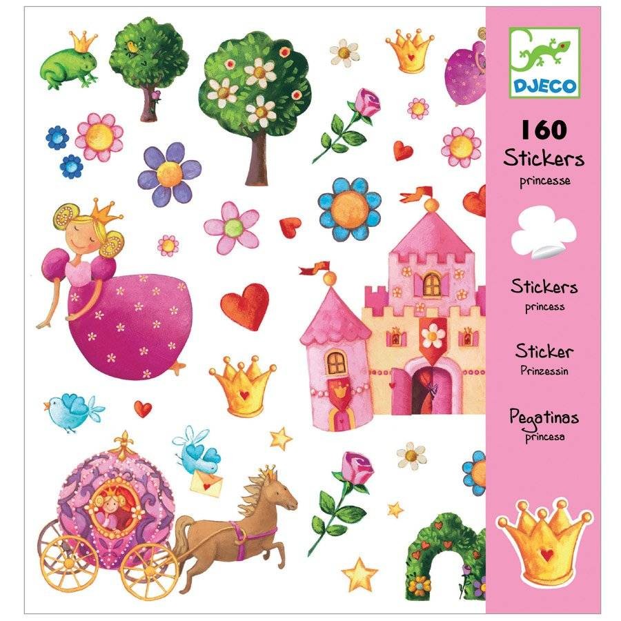 160 stickers Princesse Marguerite Djeco
