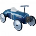 Porteur voiture bleu pétrole vintage Vilac