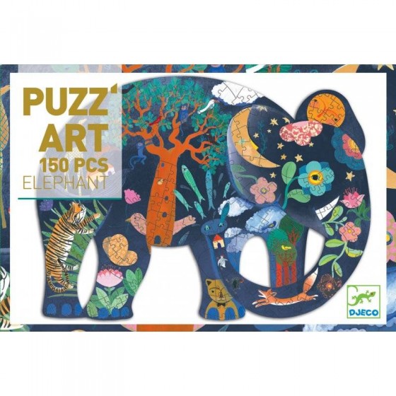 Puzz'art Éléphant 150 pièces