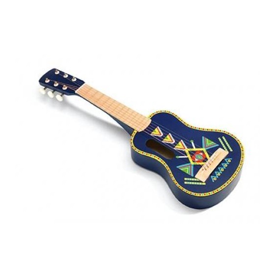 Guitare bleue 6 cordes métalliques Djeco