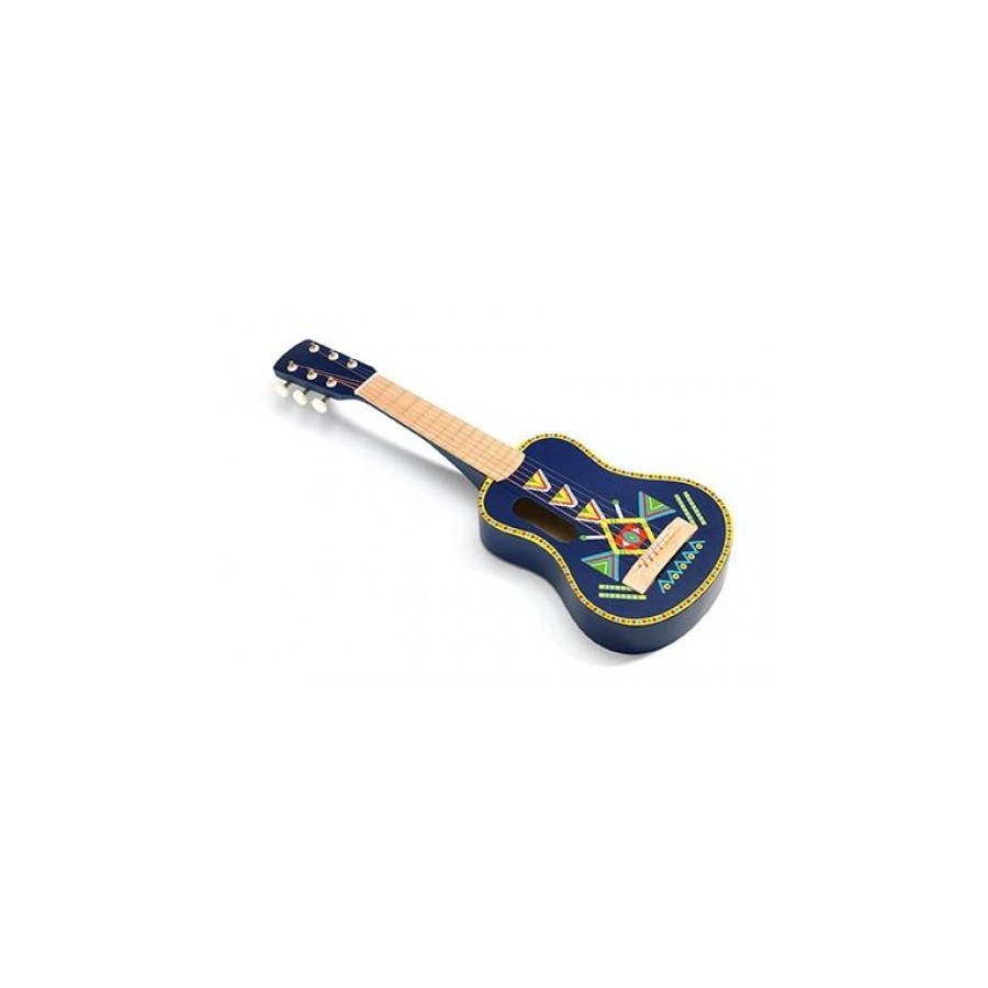 Guitare bleue 6 cordes métalliques Djeco