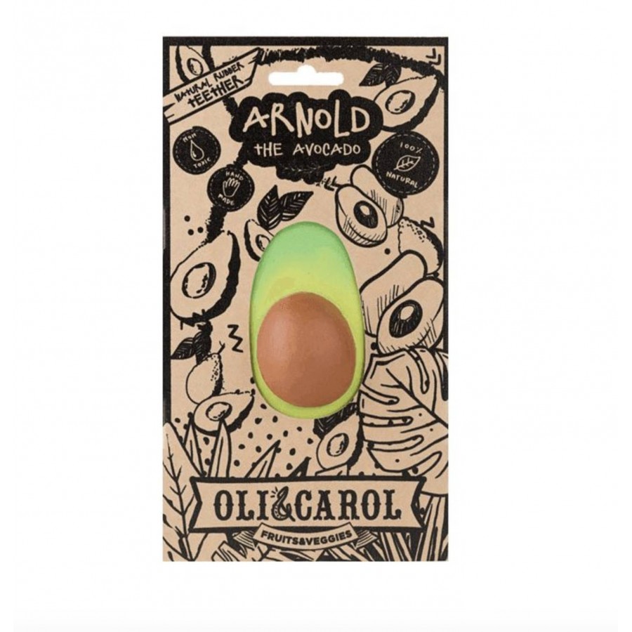 Jouet de dentition arnold the avocado oil&carol