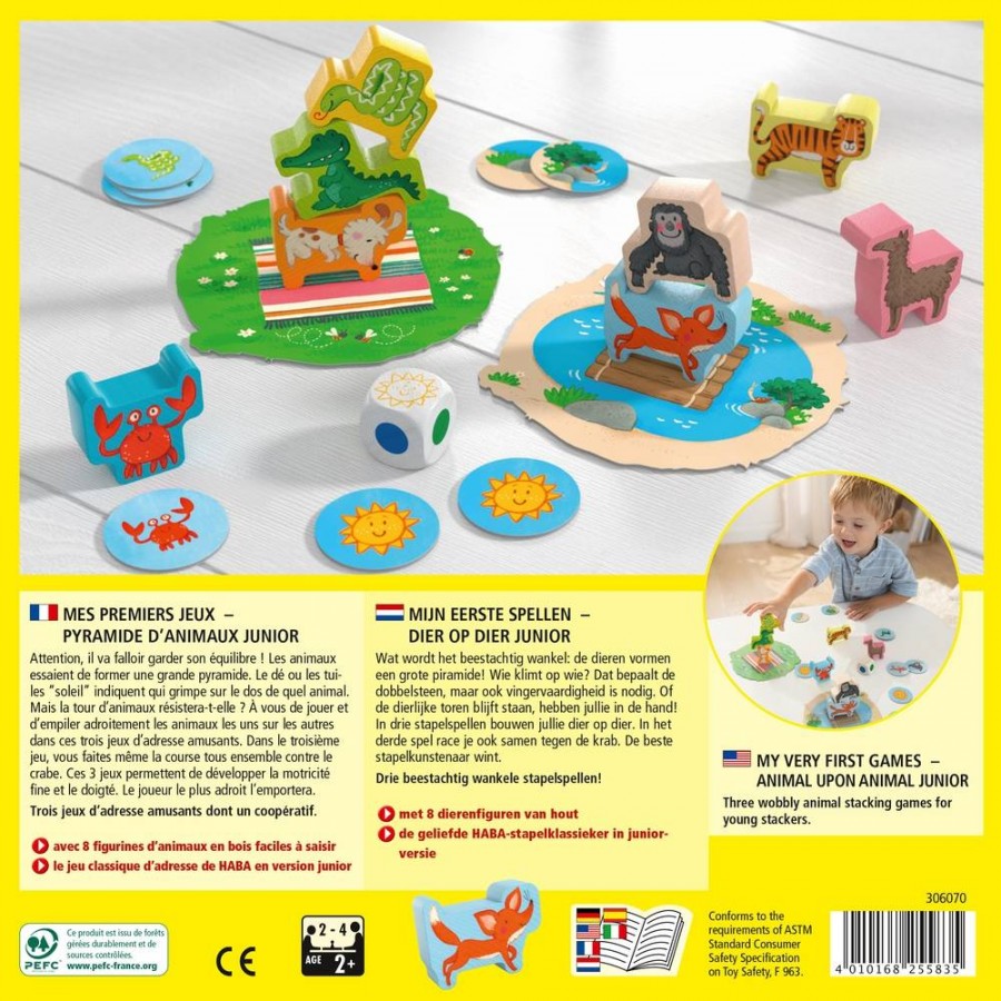 Pyramide d'animaux junior Haba