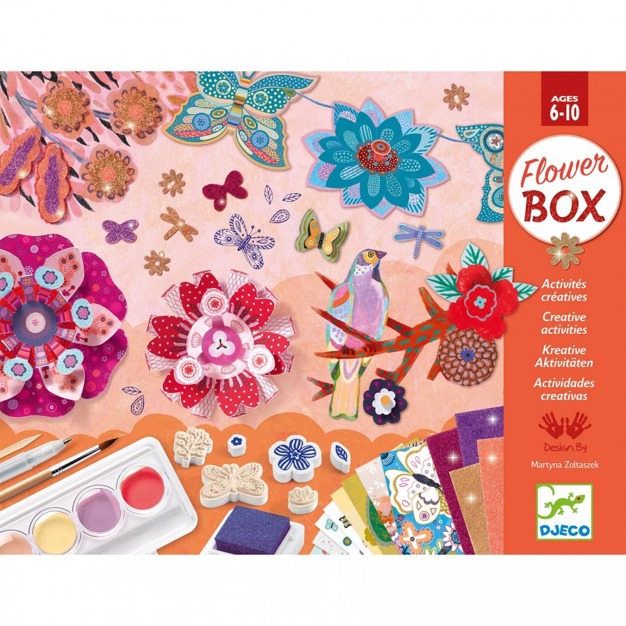 Coffrets multiactivités flower box Djeco