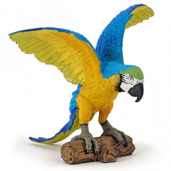 Figurine Perroquet Ara Bleu
