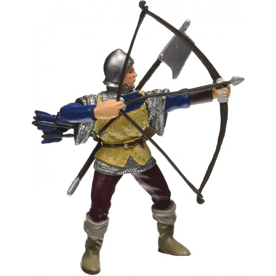 Figurine archer bleu