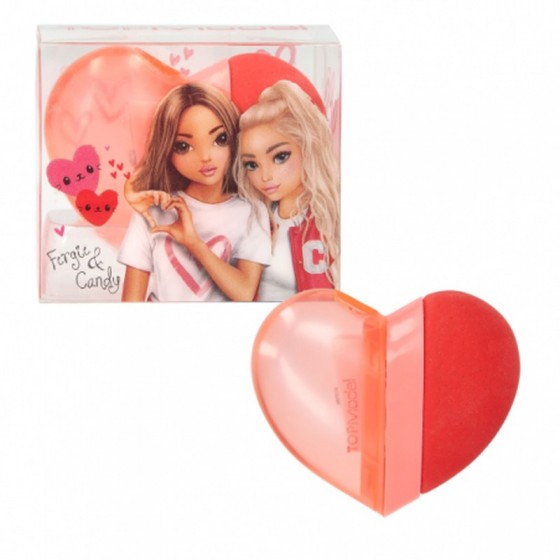 Gomme et taille-crayon coeur rouge - TOPModel One Love