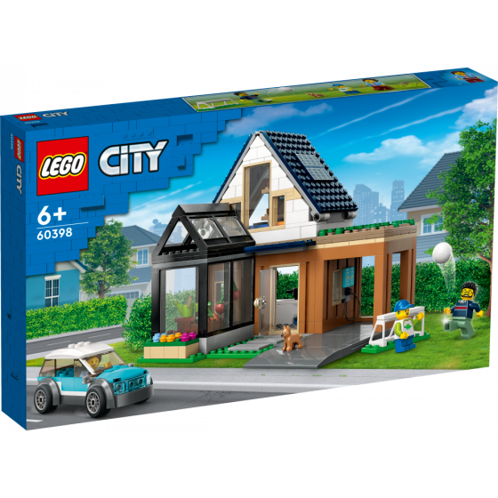 LEGO City Maison familiale et voiture électrique