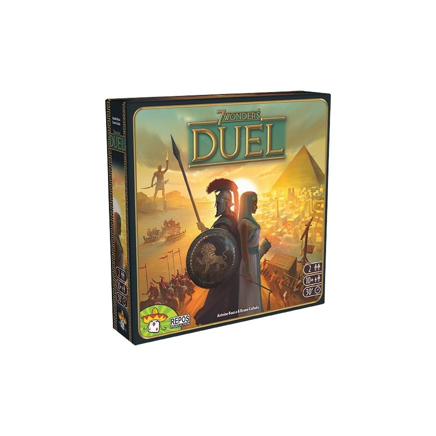 7 wonders Duel Asmodee Repos Production