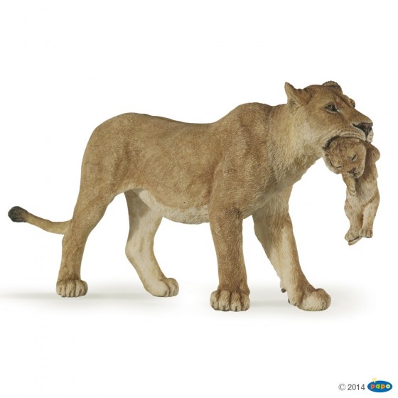 Figurine Lionne avec lionceau