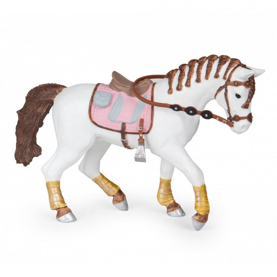Papo Figurine cheval tressé REF51525