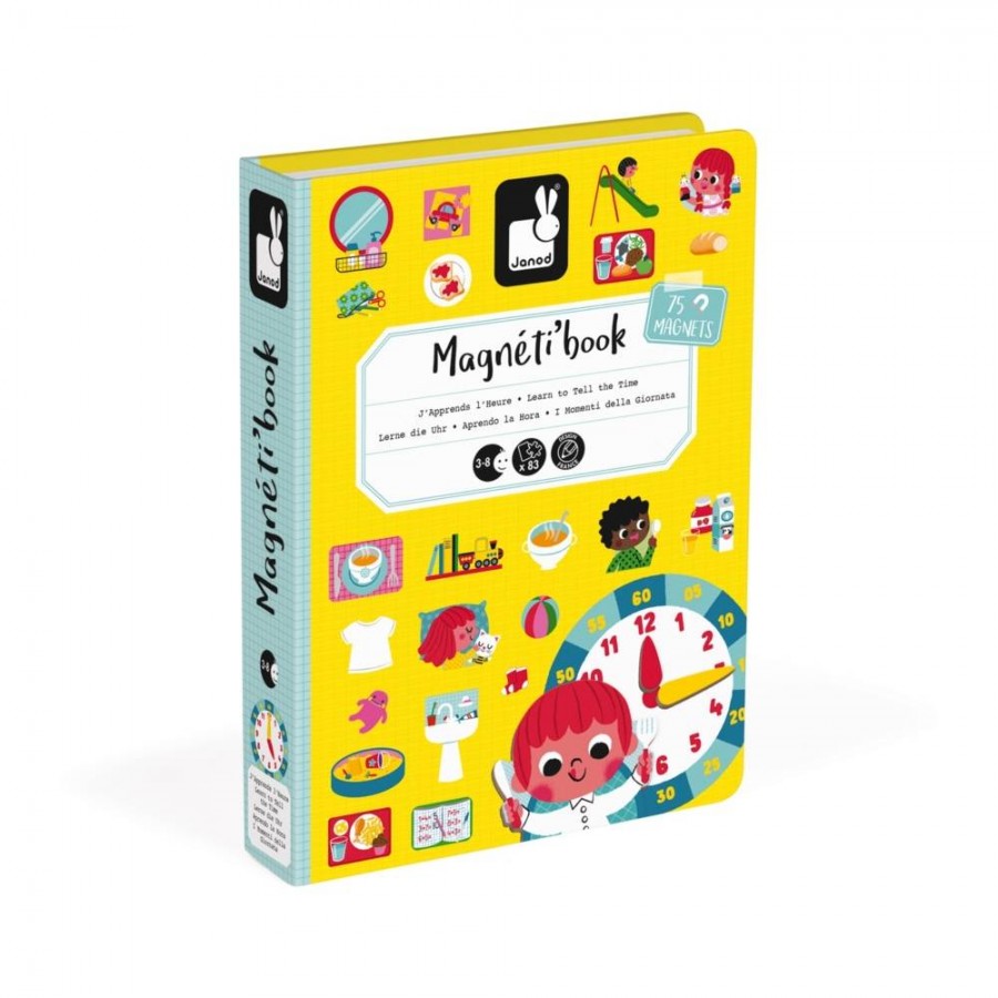 Magneti'Book j'apprends l'heure J02724 Janod