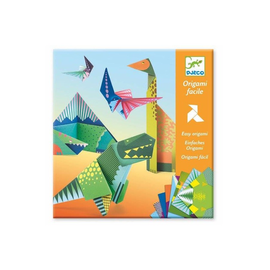 Origami facile Dinosaures Djeco DJ08758