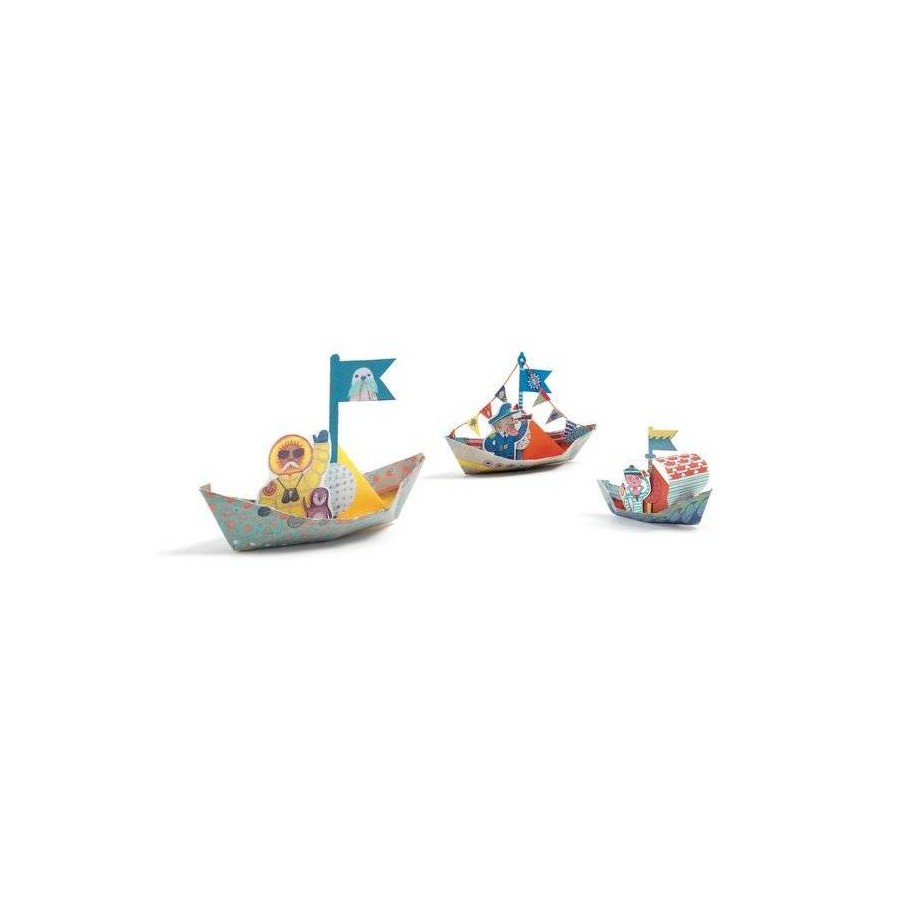 Origami bateaux sur l'eau Djeco DJ08779