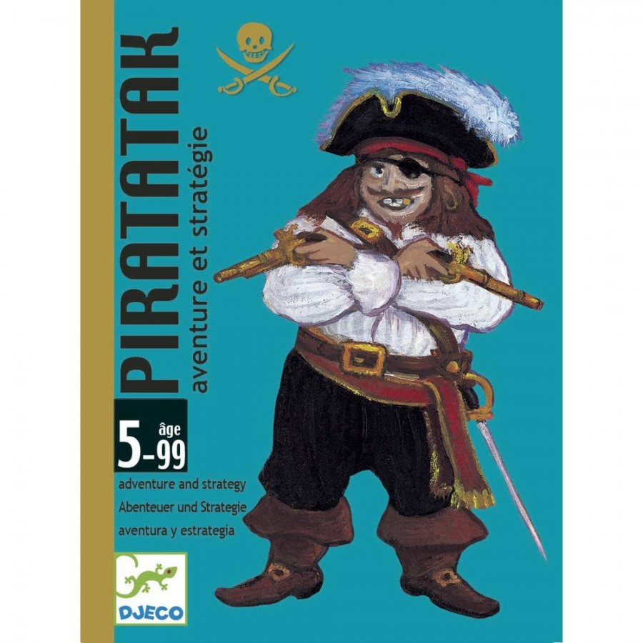 Djeco Jeu de cartes de stratégie Piratatak