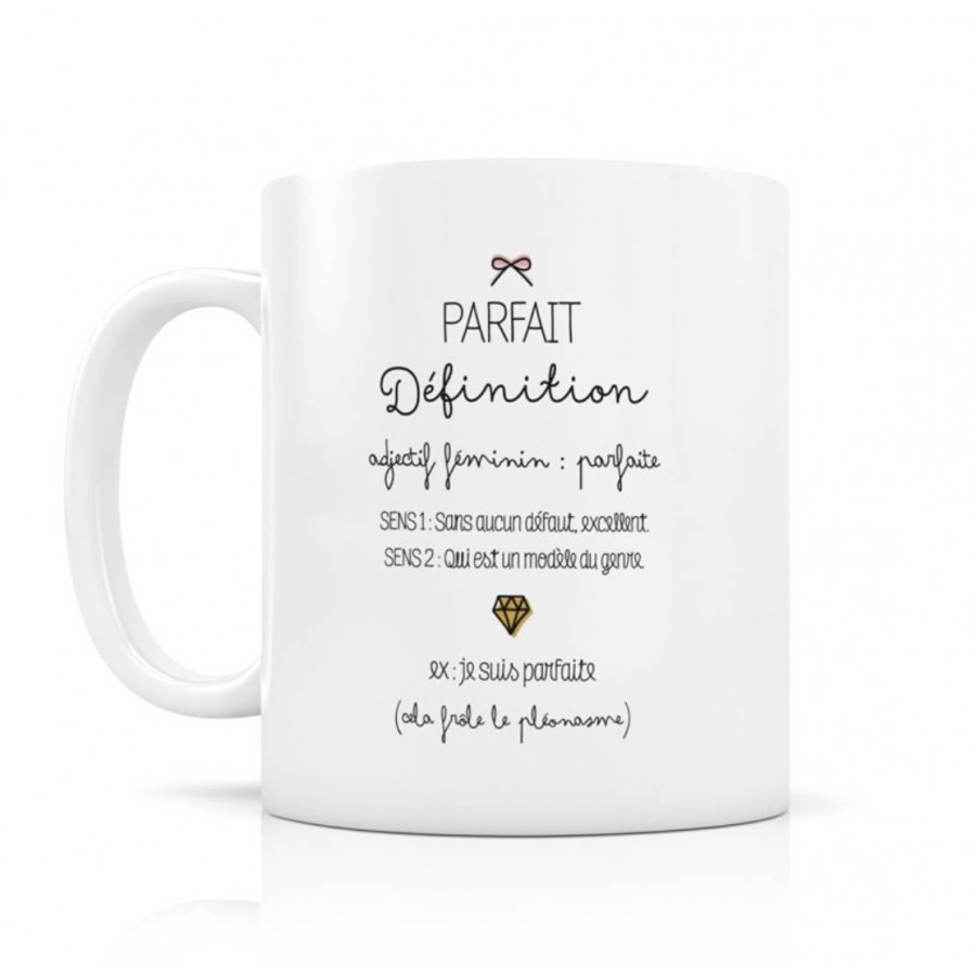 Mug Super fille plus que parfaite Label tour créa-bisontine