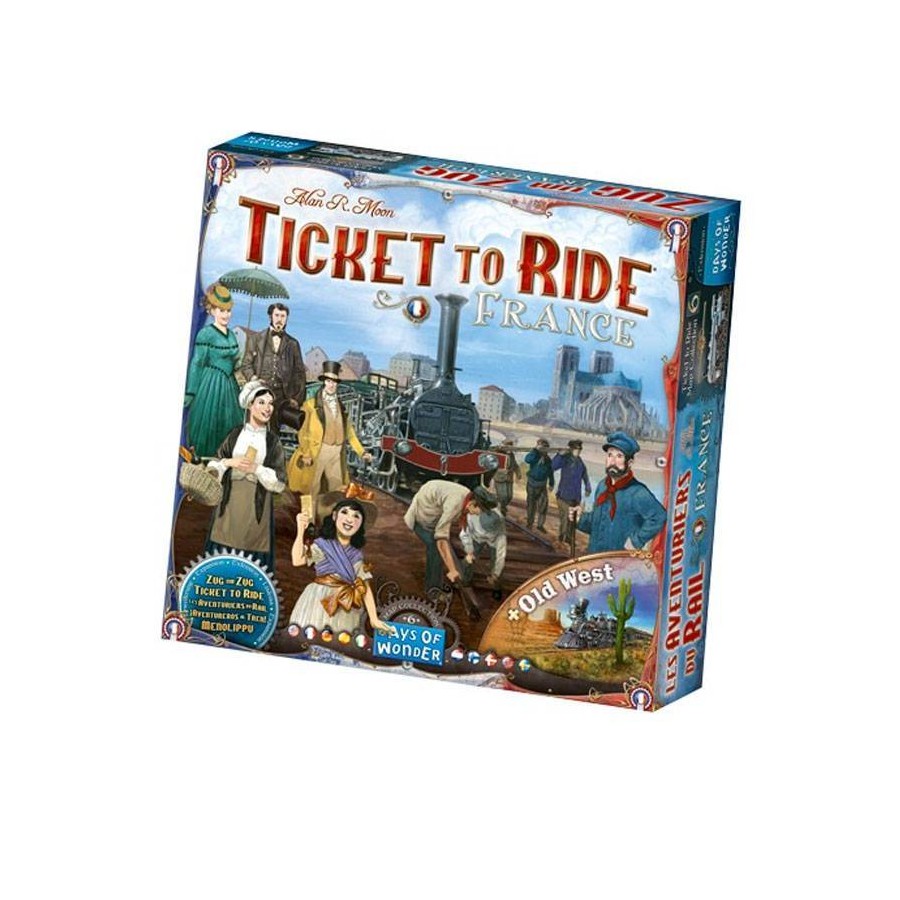 Les aventuriers du rail ticket to ride france days of wonder Asmodee